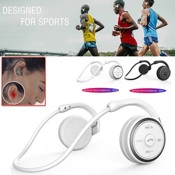 

A6 Bluetooth 5.0 Sports Headsets Portable Wireless Headphones Hi-Fi Stereo Sports Running Headphones Portable Bluetooth Headset