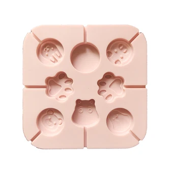 

Chocolate Cake Creative Biscuits Die DIY Cat Claw Penguin Pig Lollipop Mould