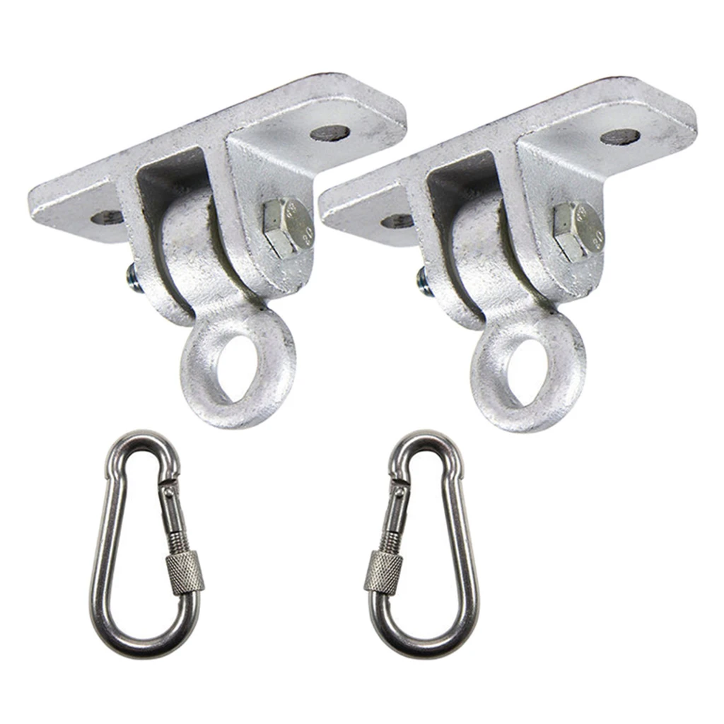 2 Pair Heavy Duty Swing Mount Aerial ers Hammock Hooks For Yoga Strap Home Hammock Punching Bag hammock fittings,heavy duty hook