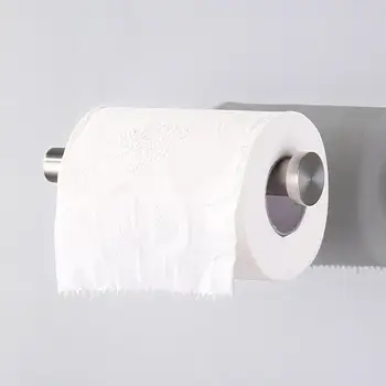 

Wall Mount Toilet Paper Holder Stainless Steel Bathroom Kitchen Roll Paper Accessory Tissue Towel Accessories Rack