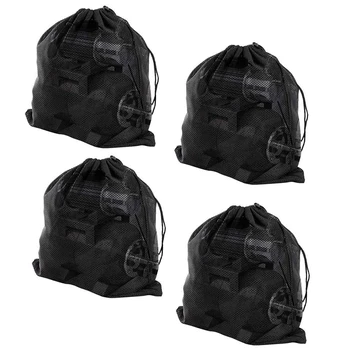 

Pond Pump Filter Bag 4 Pump Barrier Bags-Black Pond Pump Filter Net Extra Large Outdoor Drawstring Pump Net Bag
