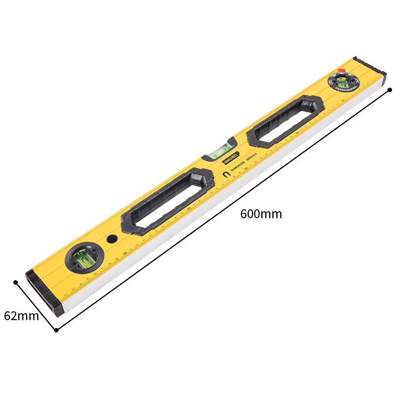 US $23.38 Deli Digital Protractor Angle Finder Inclinometer Electronic Measurement Level Angle Slope Test Ruler Length 600mm Three Styles