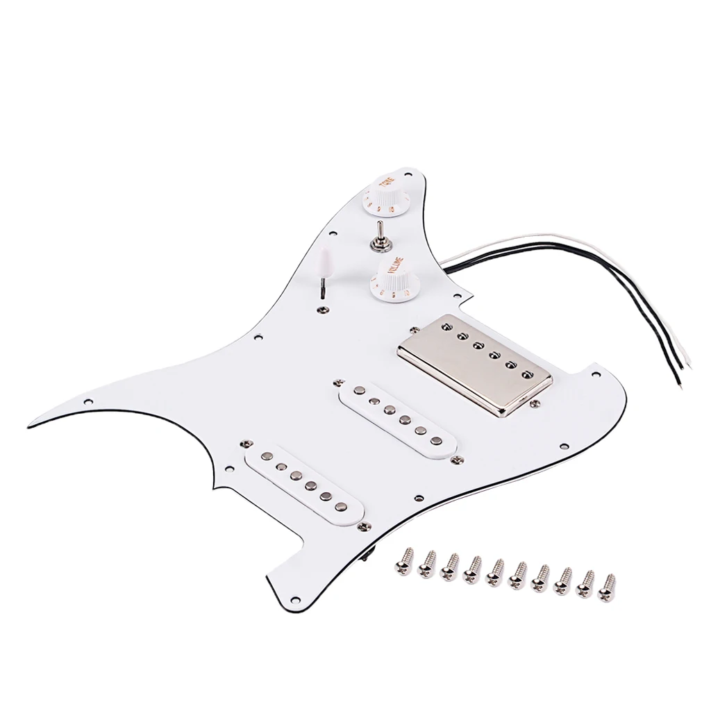 

SSH Practical Electric Guitar Wired Anti-scratch Plate with Pickups Musical Instrument Parts