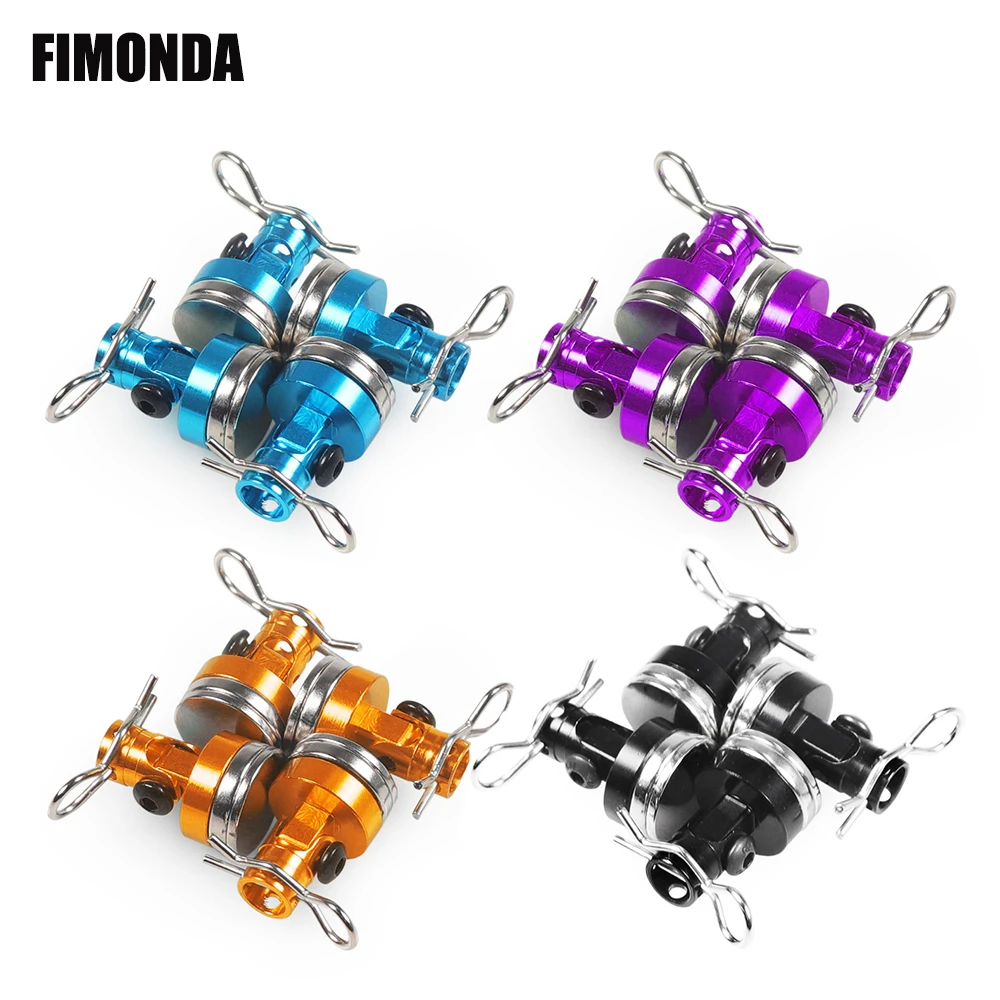 4pcs Rc Car Body Posts Invisible Fixed Mount With Clip For 1/10