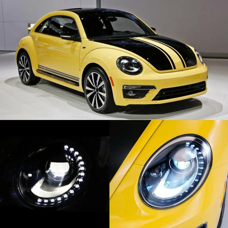 

Auto Headlight Assembly with LED DRL Lens Xenon Light For Beetle 2011 2012 2013 2014 2015