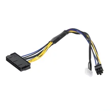 ATX 24P ถึง 6P Power Supply แปลงอะแดปเตอร์สายไฟสายไฟสำหรับ HP Z220 Z230 Z240 SFF เมนบอร์ด server Workstation Dropship(China)