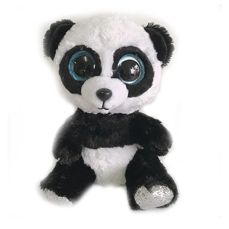 15CM Ty Beanie Boos Big Eyes Blue Eyed 