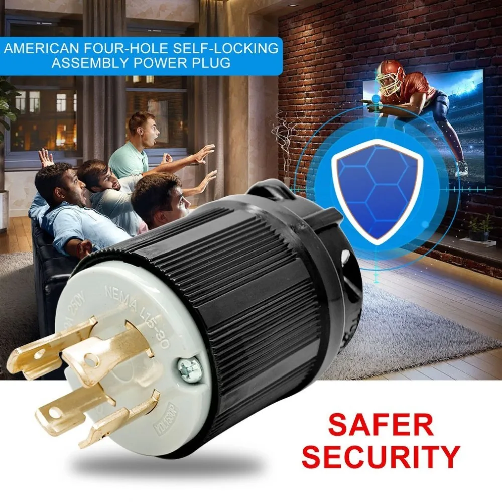 NEMA L15-20 Locking Receptacle Lock Outlet L15-20R 20A 250V Hot Sale