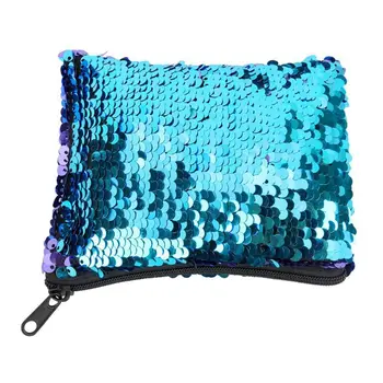 

Fashion Women Girl Sequins Wallet Zipper Bags Coin Purse Card Holders Handbag