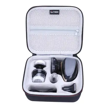 

LTGEM EVA Hard Case for Electric Razor for Men Head Shaver for Bald Men Grooming Kit 5 in 1 Wet Dry Rotary Shavers