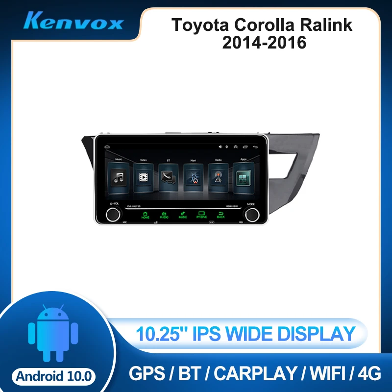 Автомагнитола 2 din 10 25 дюйма IPS Android для Toyota Corolla Ralink 2014-2016 | Автомобили и мотоциклы
