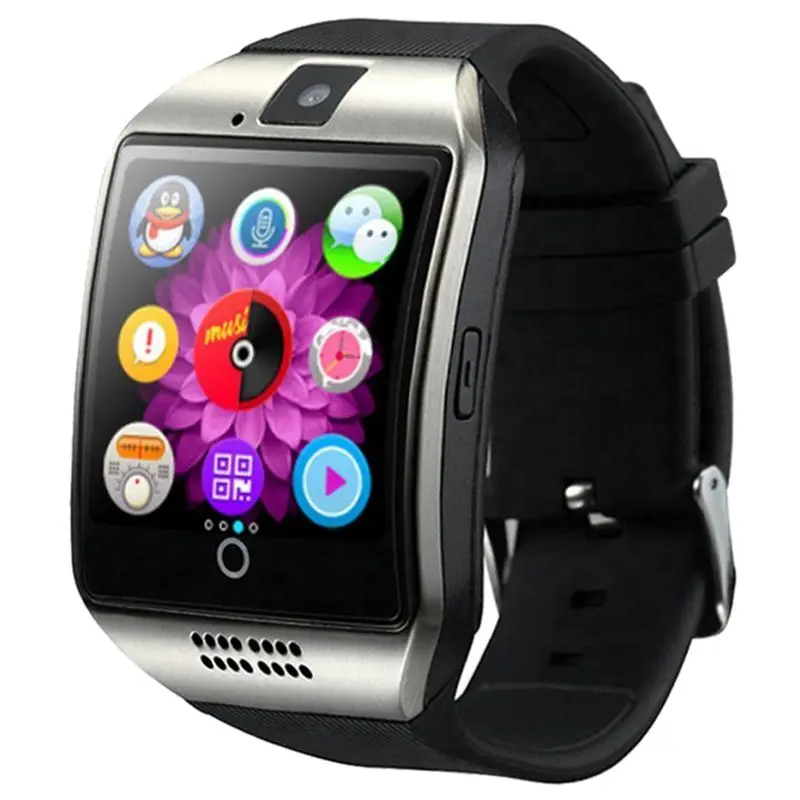 

Newest Q18 Smart Watch Bluetooth Smartwatch Phone with Camera TF/SIM Card Slot for Android Samsung Galaxy S7,S6,S5,Note 5,HTC,SO