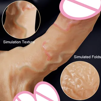 New Silicone Strap-on Dildo Elastic Panties Realistic Dildo Wear Pants Masturbation For Woman Lesbian Strap on Penis Sex Toys 6