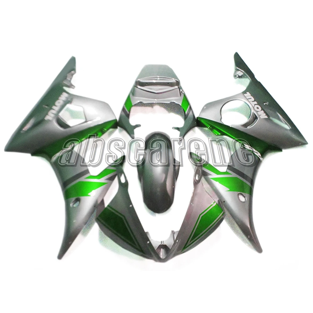 Full Fairing Kit For Yamaha YZF600 R6 2003 2004 2005 R6 03 04 05 ABS Plastic Injection Motorcycle Bodywork Glossy Green Silver - Цвет: R6 2005