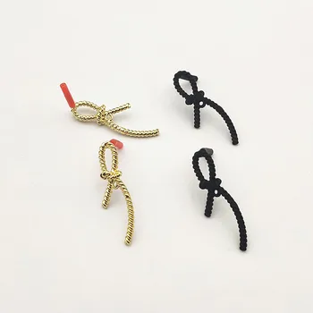 

New Arrival! 36x13mm 100pcs Zinc alloy Bows shape Ear Stud for Earrings parts DIY Making ,Jewelry Accessories Findings