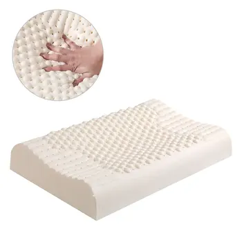 

Thailand Pure Natural Latex Pillow Remedial Neck Protect Vertebrae Health Care Orthopedic Pillow Slow Rebound Memory Pillow