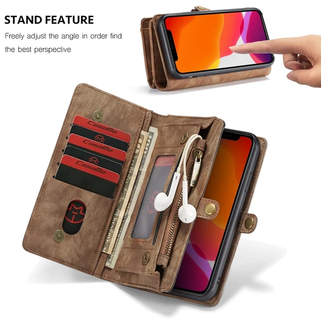Luxury Leather Flip Case for iPhone 11 Phone Case Wallet Covers Magnetic Business Case For iPhone 11 Pro Max Capa Coque Hoesje 5