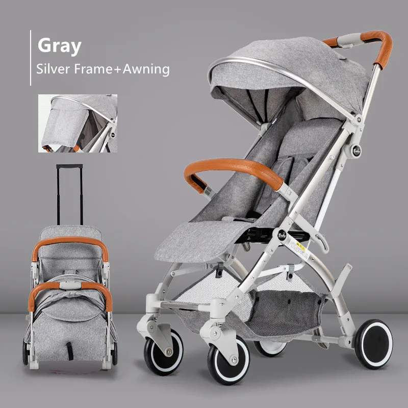 

Adjustable Lightweight Luxury Baby Stroller 3 in 1 Folding Portable Hot Mom Pink Stroller Travel Pram Baby Trolley Pushchair