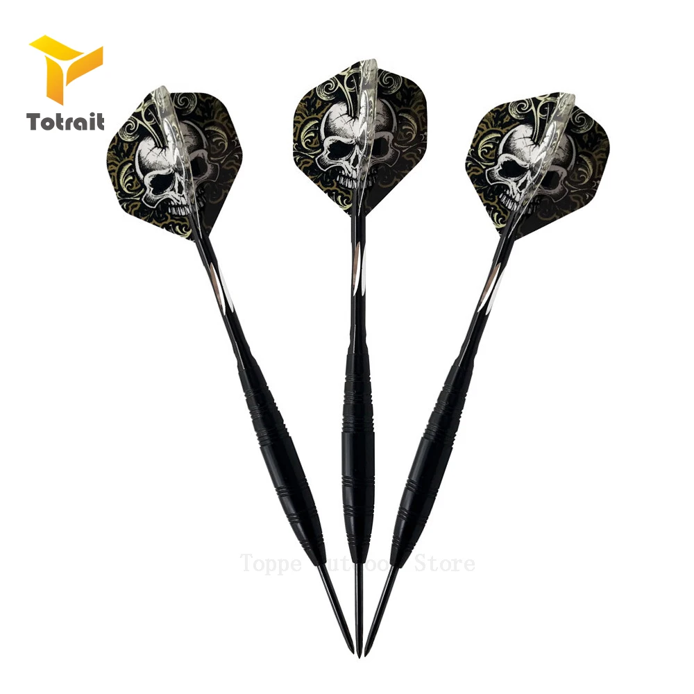 

TOtrait 3PCS Professional Darts Set 21g Steel Tip Darts Aluminum Shafts PET Flights with Iron Barrel Dardos For Indoor Games