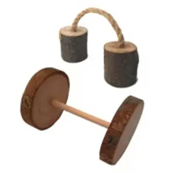 

10Pcs Small Pet Natural Wooden Chew Toy Rat Chinchilla Interactive Entertainment