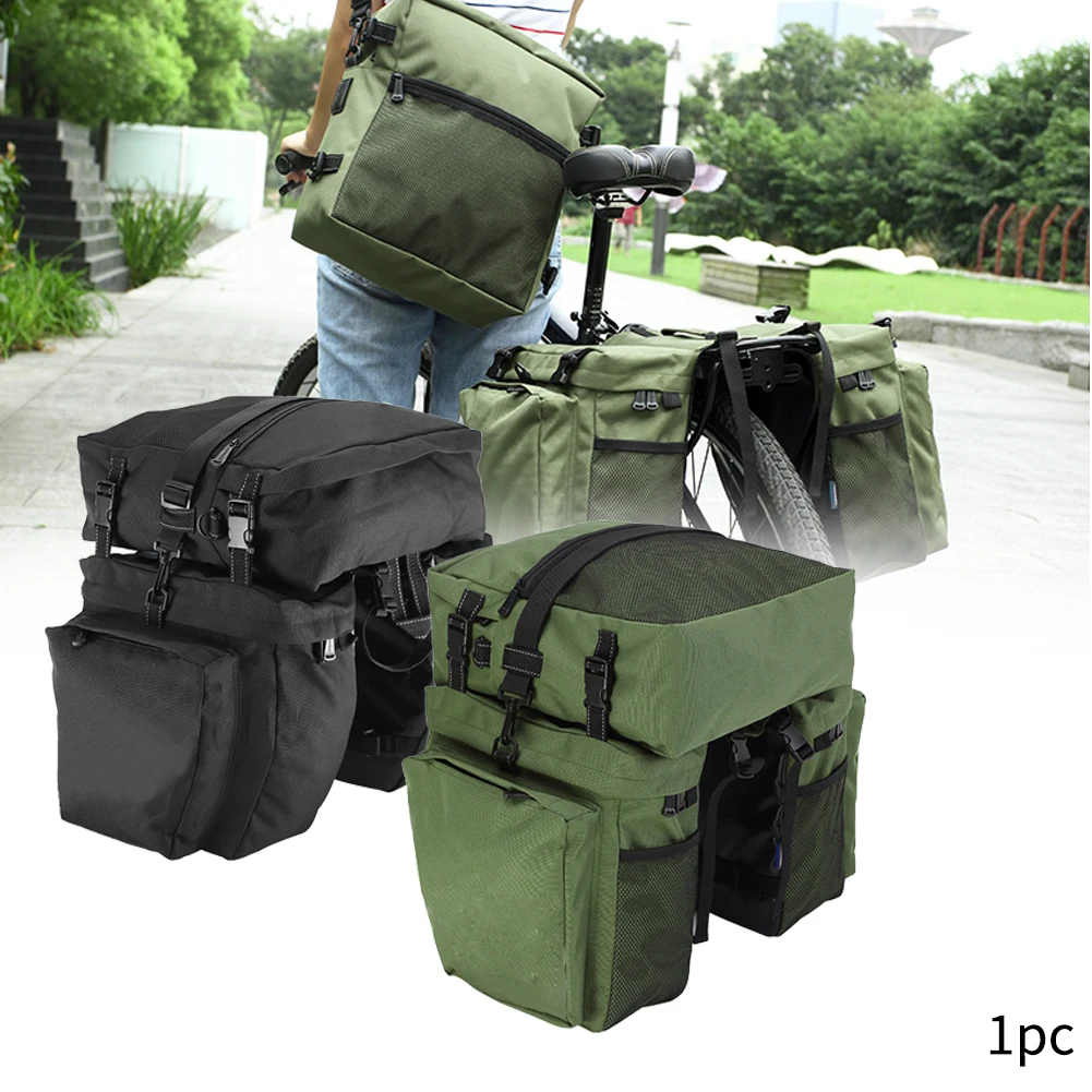 

Outdoor Waterproof Bike Rear Seat Bag Anti Tear Nylon Rack Cycling Carrier Saddle Trunk Bag Large Capacity Bicycle Pannier Bag#2