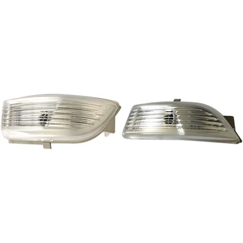 

2Pcs Wing Mirror Door Indicator Lens Turn Signal Light Cover for Ford (Without Bulbs ) - Front Right & Front Left