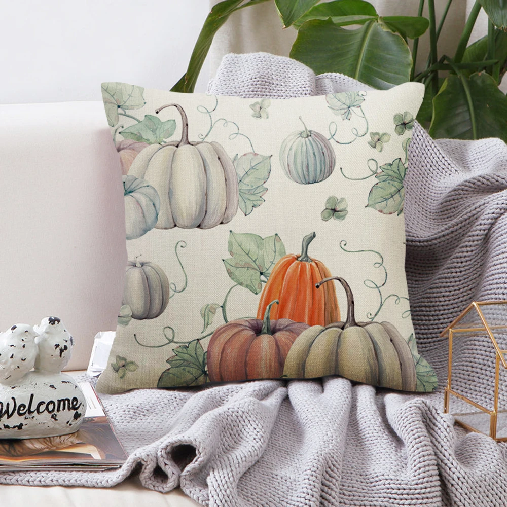 Осень День благодарения наволочка индейка Тыква чехол для подушки с принтом