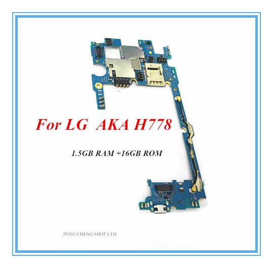 

Europe Version 16GB~Unlocked Original Chips Logic Board For LG AKA H778 Motherboard