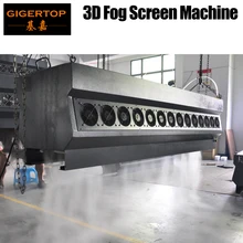 Gigertop 3D противотуманный экран машина подвесная водяная занавеска Фото Видео Логотип Играть водная противотуманная занавеска пульт дистанционного управления чехол