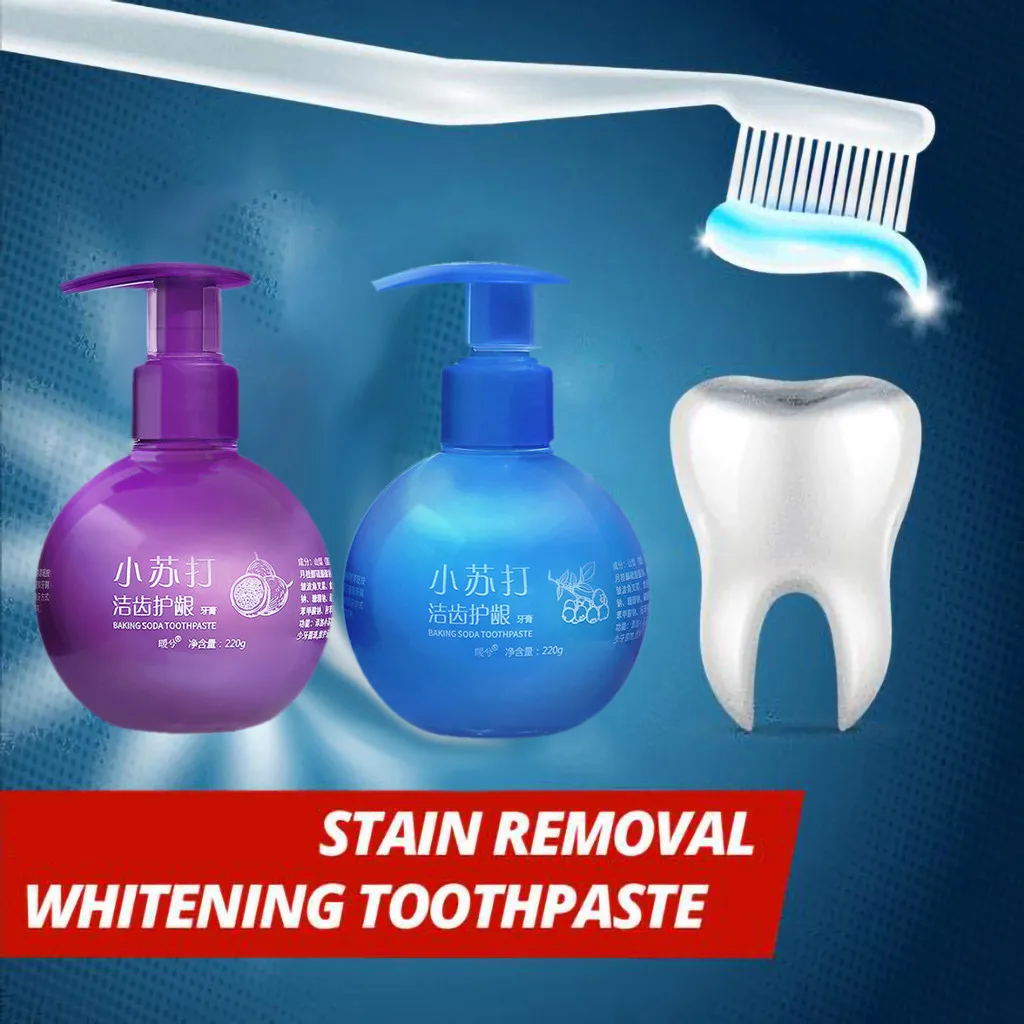

Natural Toothpaste Stain Removal Whitening Baking Soda Toothpaste Fight Bleeding Gums Toothpaste