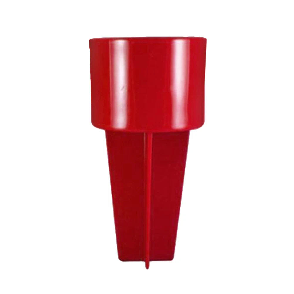 2 шт. держатель для чашек пляжный пластиковый стенд для напитков прочный песок Спайк портативный для наружного BJStore - Цвет: Красный