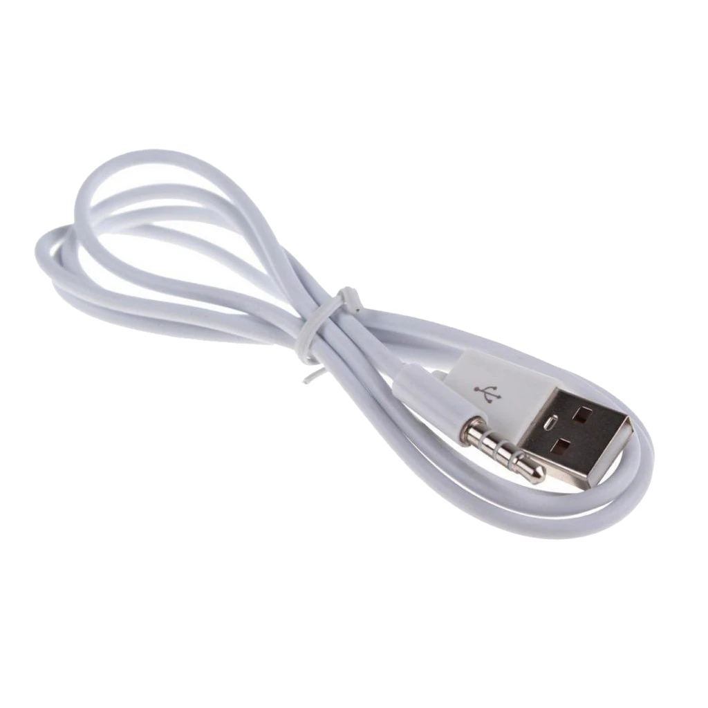 2 шт 3,5 мм штекер к USB 2,0 Мужской MP3 AUX аудио разъем конвертер кабель Шнур