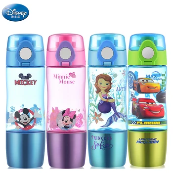 

Disney Cartoon Frozen Elsa Anna Princess Straight Drinking Cup Kids Bpa Free School Multifunction Water Bottles For Kids Gift