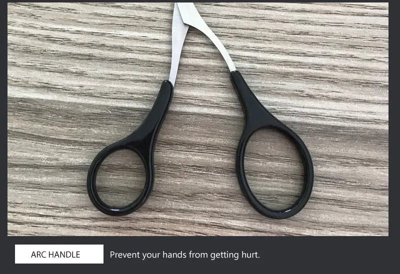 Eyebrow Trimmer Black Pink Eyebrow Shaping Knife And Scissors Two-Piece Suit For Women Beauty Tools Shaving Eyebrows Tool Set - Цвет: Eyebrow cut black