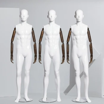 

Hot Sale! Flexible Wooden Hand Mannequin Men Model New Style Factory Direct Sell