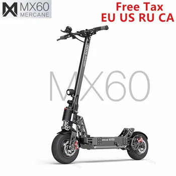 

2020 New Mercane MX60 Kickscooter Foldable Smart Electric Scooter 2400W 60km/h 100km Range 11" Tire Dual Brake Long Skate Board