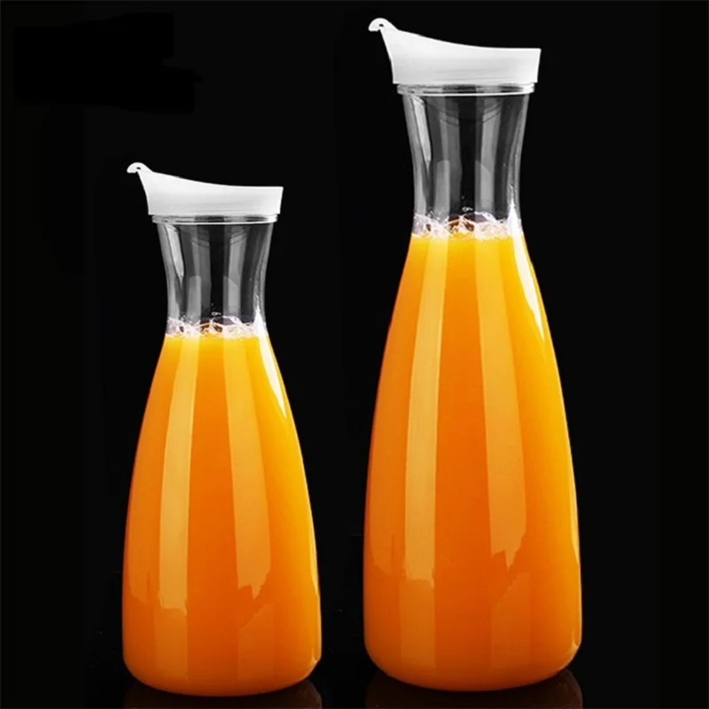 

1.6L Capacity Acrylic Fruit Juice Milk Pot Bar Party Wine Beer Bottle Beverage Cold Water Kettles Anti-fall Water Pitcher Jug