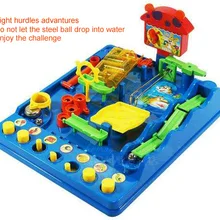 Сенсорная интеграция Приключения 8 препятствий аквапарк лабиринт Diy Детская интеллектуальная головоломка игрушки пройти подарки