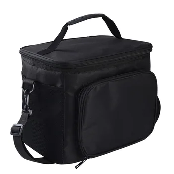 

16 Liter Heat Insulated Lunch Bag Dual Side Mesh Pocket Cooler Cooling Case with Adjustable Shoulder Strap