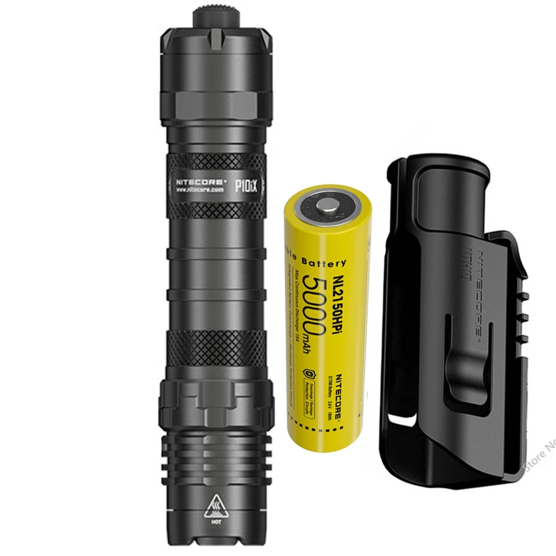 Тактический фонарик NITECORE P10iX максимальная дальность луча 4000 лм 158 м USB-C