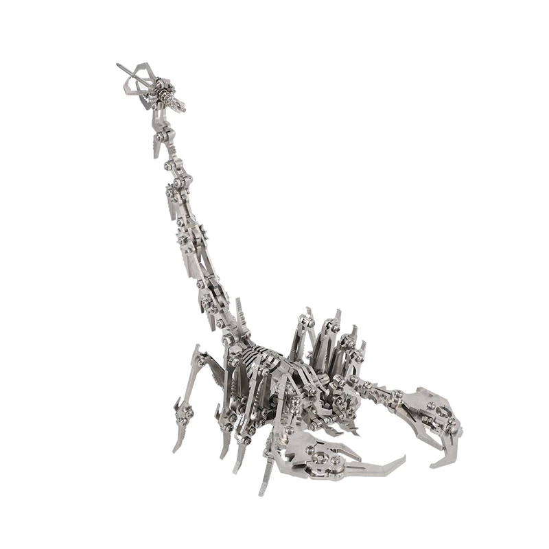 Робот насекомое Пинцет 3D стальная металлическая Готовая модель Совместное