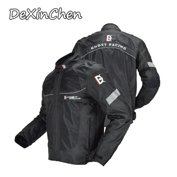 

Motorcycle Jacket Motorbike Riding Jacket Windproof Motorcycle Full Body Protective Gear Armor Autumn Winter Moto Jacket Black