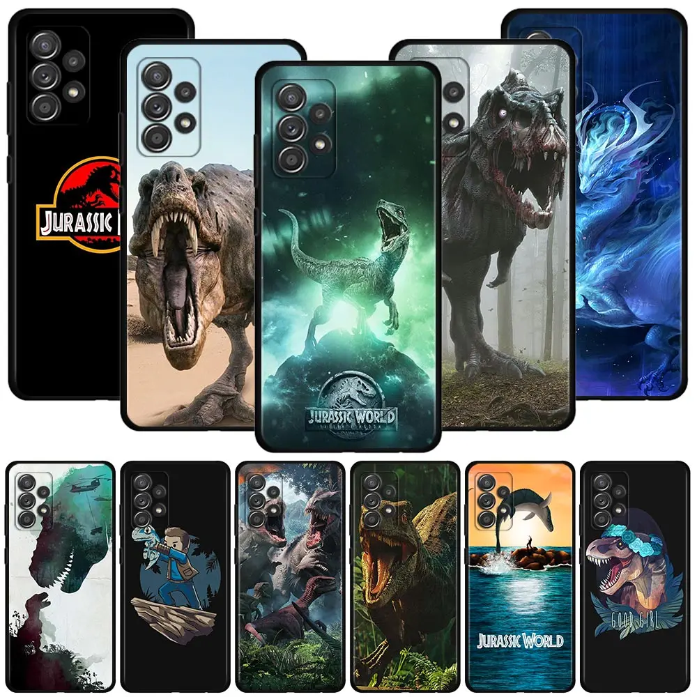 Чехол Динозавр мир Юрского периода для Samsung Galaxy A51 A71 A41 A31 A11 A01 A72 A52 A42 A32 A22 A21s A02s A12 A02