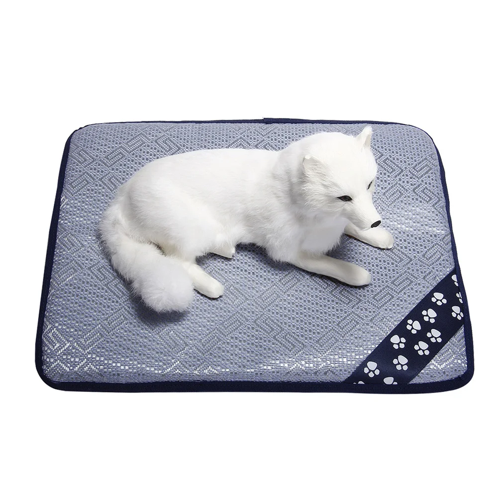 

Dog Mats Cat Ice Silk Summer Sleeping Sat Kennel Summer Dog Cat Mat Ice Pad Pet Cushion Teddy Small Large Pet Product