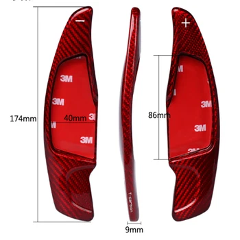 

For BMW Carbon Fiber Steereing Wheel Extension Paddle Shift Trim M2 M3 M4 M5 M6 X5M New Energy Luxury Car UV MPV Station Wagon