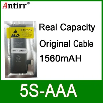 

10pcs/lot Real Capacity China Protection board 1560mAh 3.7V Battery for iPhone 5S zero cycle replacement repair parts 5S-AAA