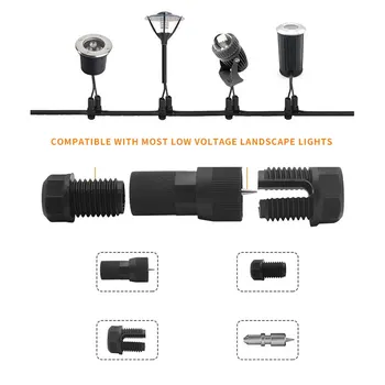 

Stripping-Free Pierced Connector Landscape Underground Garden Light Quick Connection Piercing Wire IP68 Waterproof Connector