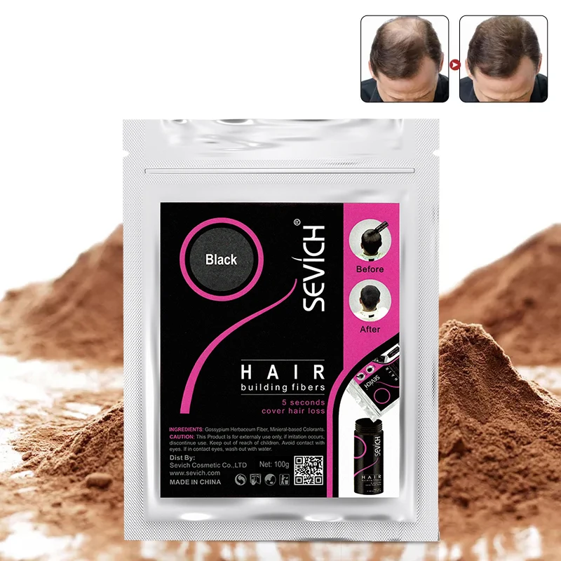 Hair Building Powder Hair Building Fibers 10colors Cosmetic Styling Keratin Powders 500g