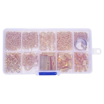 

DIY Jewelry Accessories Set Handmade Necklace Earrings Accessories Material Package About 503 Pieces