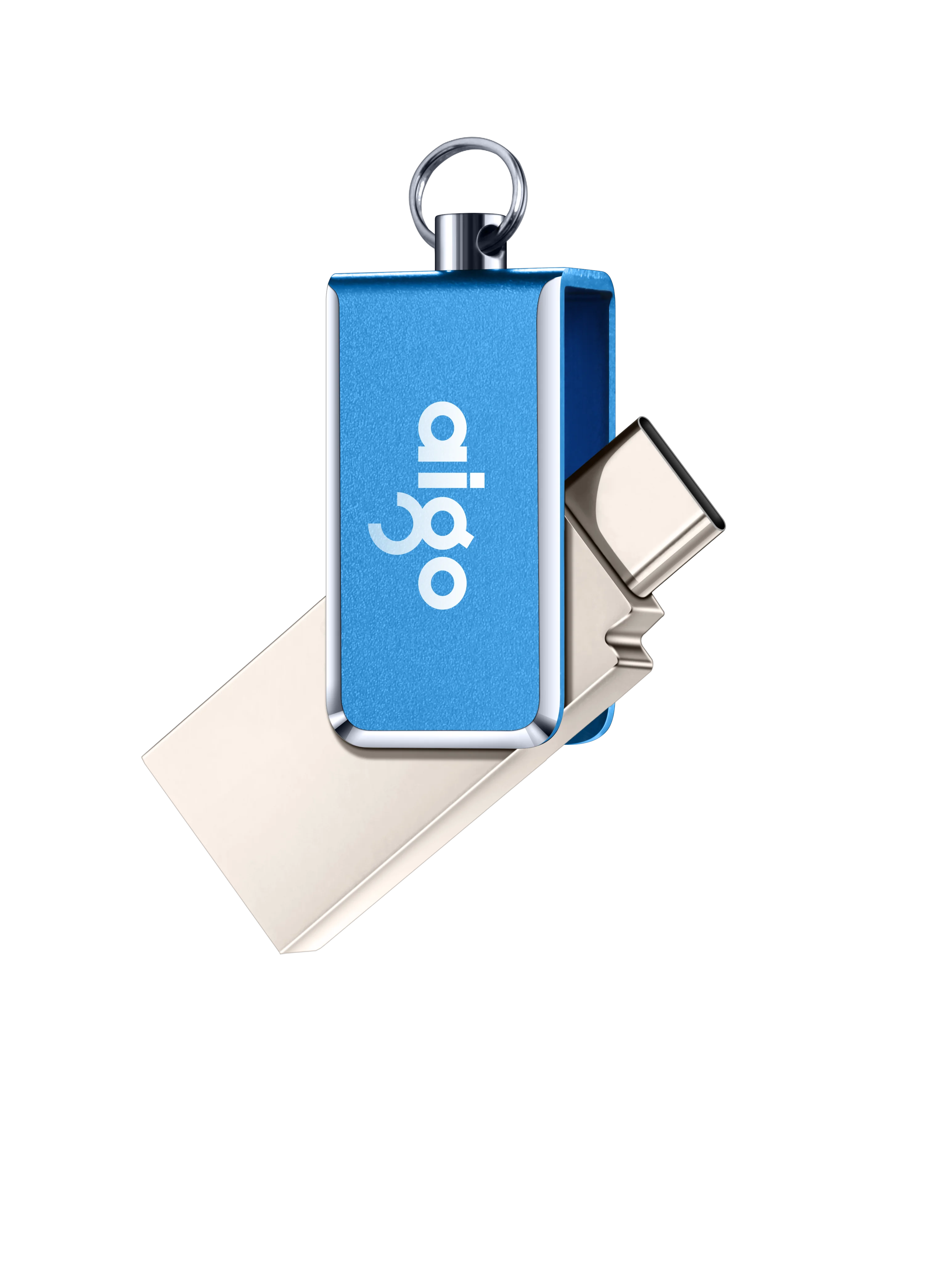 Aigo usb 3 1 высокоскоростной двойной интерфейс Тип C Флешка 64G вращающийся на 360 ° мини